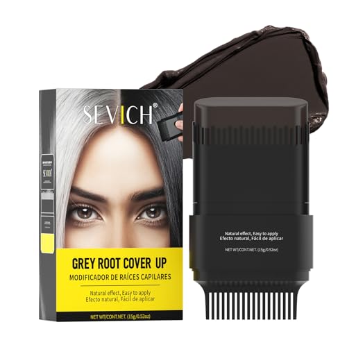 Image of Sevich Root Touch Up Stick, Gray Coverage Comb, 15g, Dark Brown