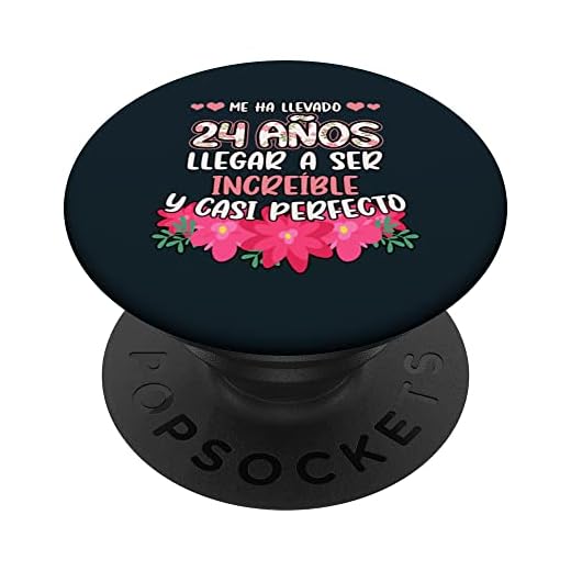Me ha llevado 24 Años 24 Cumpleaños PopSockets PopGrip Intercambiable