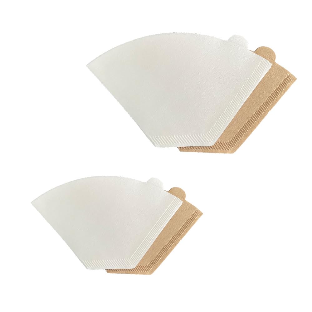 100Pcs Koffie Filter Papers, Geschulpte Koffie Papier Filters Log Pulp Koffie Filters Voor Koffie Druppelaar & Giet Over Koffiezetapparaat (U101