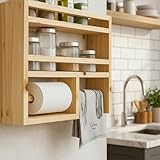 Porta-Temperos de Madeira com Suporte – Organizador Prático e Elegante para Cozinha com Excelente Custo-Benefício