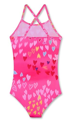 Image of LUOUSE Swimwear for Girls Swimsuits Quick Dry Cross-Back Adjustable Strap Bathing Suit for Kids 2-13 Years
