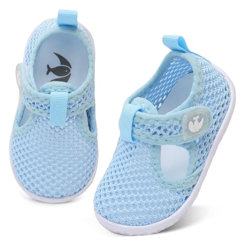 Image of FEETCITY Baby Boys Girls Water Sport Shoes Barefoot Kids Aqua Socks Quick-Dry Beach Swim Pool Shoes