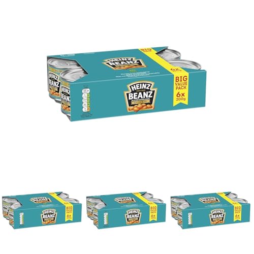 Heinz Beans in a Rich Tomato Sauce 6 x 200 g (Pack of 4)
