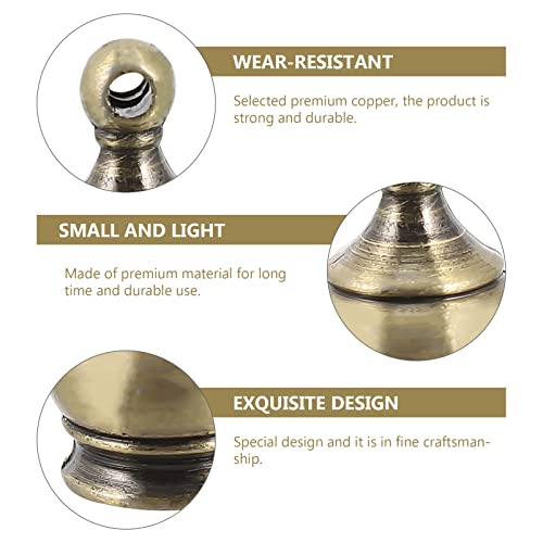 Image of LABRIMP Harps, M Decorations Golden Top Pipe and Shade, Remates Lamps Antique Supplies Light Knob Accessories for Table Lampshade Tops Bronzing Decorative Riser Holder Alloy