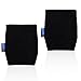 BCP 2-Piece Pocket Square Card Holder for Man’s Suits (Black Color)