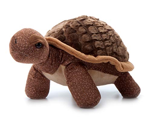 Image of The Petting Zoo Tortoise Stuffed Animal Plushie, Gifts for Kids, Wild Onez Zoo Animals, Tortoise Plush Toy 14 Inches