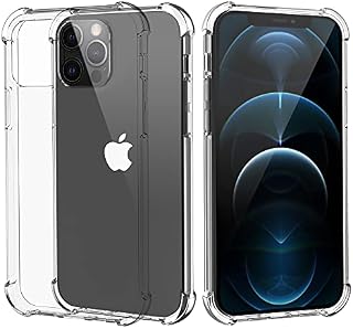 Migeec Case Compatible iphone 12 Pro Max - Crystal Clear Cover with Air Cushion Gel Bumper Technology Full Protection Phone cover for iphone 12 Pro Max