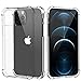 Migeec Cover Compatibile con iPhone 12 Pro Max - ibrido cristallino Custodia Cuscino d'aria Tecnologia paraurti in gel Custodie telefoniche a protezione completa per iPhone 12 Pro Max