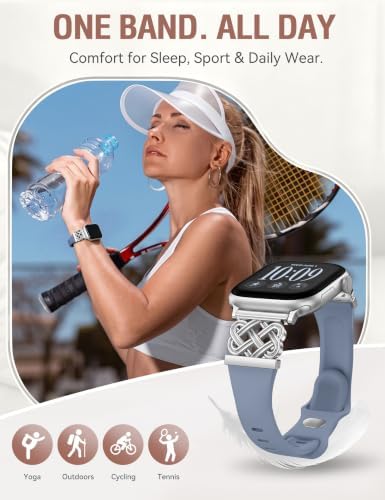 Minyee Slim Silicone Band Compatible with Apple Watch Band for Women — 사진 6