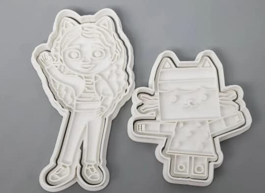 Miniatura 7 de Gabbies Dollhouse Cat Cookie Cutter & Stamp