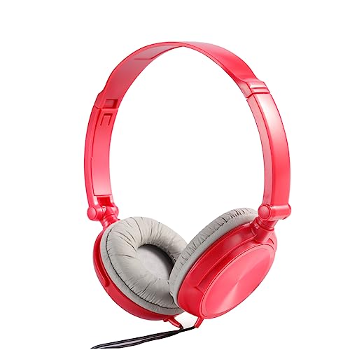 Écouteurs avec microphone Uonlytech légers et pliables pour smartphone et PC (3 pièces, rouge) - 2