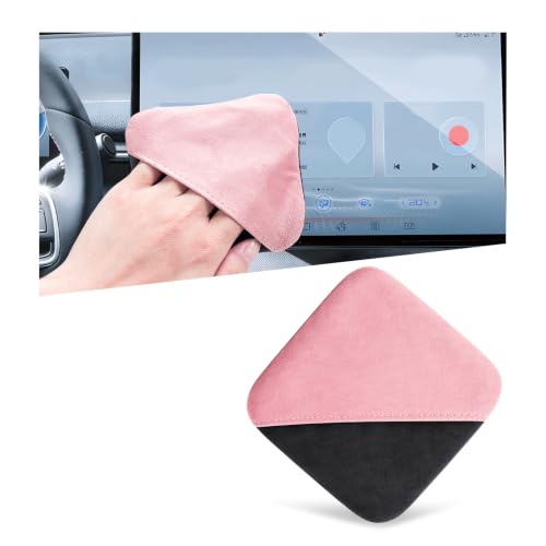 Ohleats Car Screen Cleaner, Microfiber Cleaning Pad | Lint-Free & Scratch-Safe, Glove-Style Wear, Wet/Dry Dual-Use, Foldable Portable, For Car/Phone/Tablet/Laptop/TV