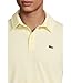 Lacoste Men's Regular Fit UV Protect Striped Golf Polo Shirt, White/Yellow Striped, Medium
