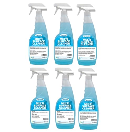 2WORK 2W04587 Multi Surface Trigger Spray, 750 ml (Pack of 6)