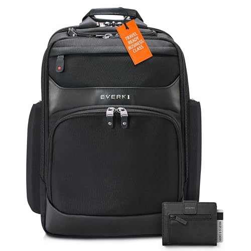 (15.6") With Ballistic Nylon & Leather, 25l Capacity Black Slim Minimalist Wallet For Men With 6-8 Card Slots, Coin Pocket, And Hidden Card Slot