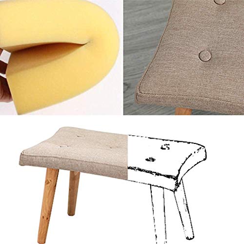 Tabouret en bois massif rectangulaire décliné en 6 couleurs