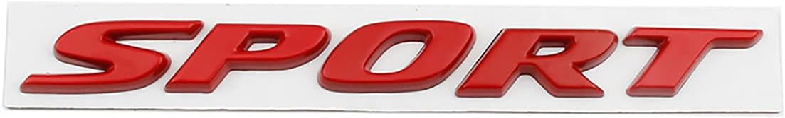 Zhizhong Sport Letter Emblem Trunk Lid Rear Logo Badge Fits 2017-2022 Accord Civic Passport (Gloss Black)