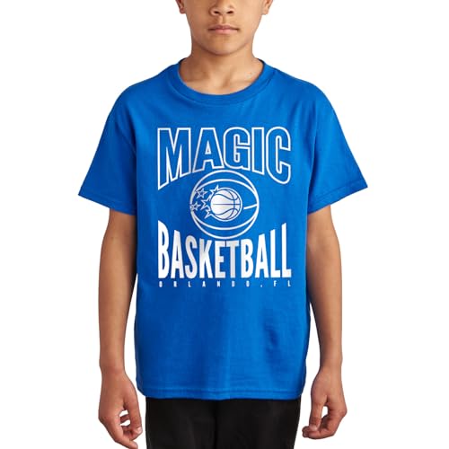 Orlando Magic NBA Team Basketball - Kids Short Sleeve Fan T-Shirt for Boys and Girls