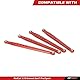 RCAWD RC Auto Chassis Link Rod,Aluminium Chassis Link Rod für 1/10 Everest Gen7 Pro und 1/10 Everest Gen7 Sport Upgrades Teile (rot)