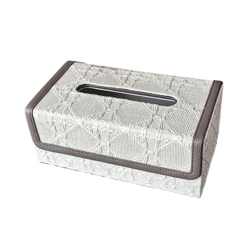 ティッシュボックス 軽量高級スタイルレザーティッシュボックス引き出しボックス家庭用2色長方形コーヒーテーブル装飾装飾品(Brown)