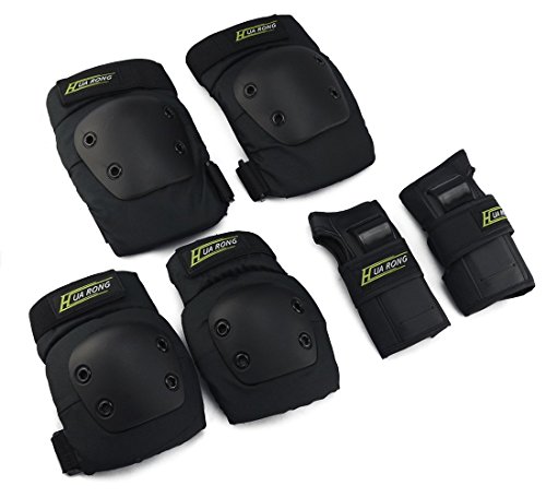 Mystery 3 in 1 Knee Elbow Pads Wrist Guards Thicken Skateboard Cycling Roller Skating Outdoor Sports Elbow Knee Wrist… - Image 3