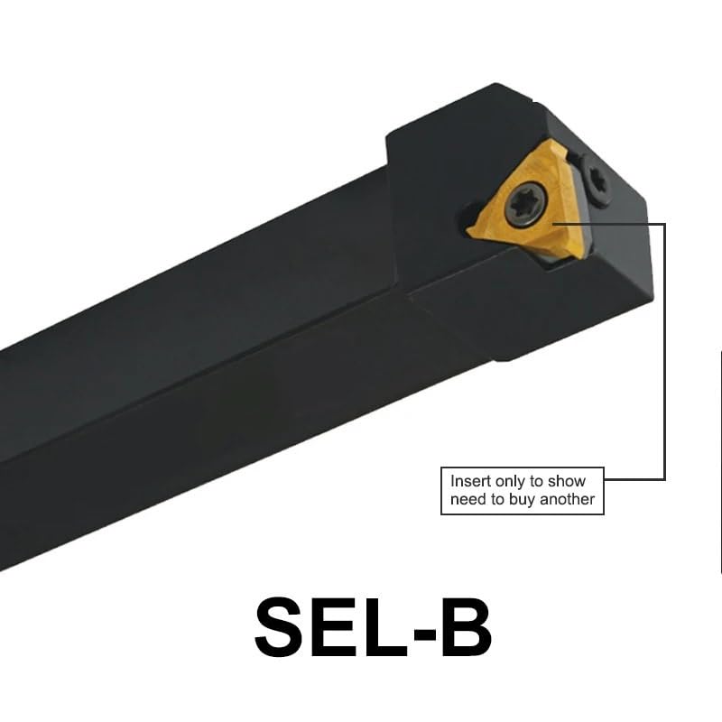 Herramientas de Torno de SER2020K16-B de torneado, máquina CNC, portaherramientas de roscado Externo, Herramientas de torneado for Mmt 16er, 1 ud.(B-SER2020K16)