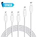 Atill Phone Charger 5Pack 3FT+3FT+3FT+6FT+10FT Extra Long USB Charging and Data Syncing Cable Cord Compatible Phone XS MAX XR X 8 8 Plus 7 7 Plus 6s 6s Plus 6 6 Plus and More,White
