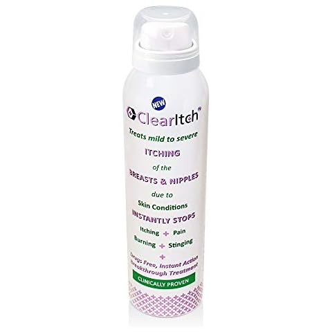 ClearItch Spray for Breast and Nipple Itching Cover
