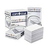 DETERMONDO 1000 Risma Carta A4 per Stampante 80 gr Confezione da 2 risme da 500 Fogli Bianchi ideale per tutte le Stampanti e Fotocopiatrici da Ufficio e Casa