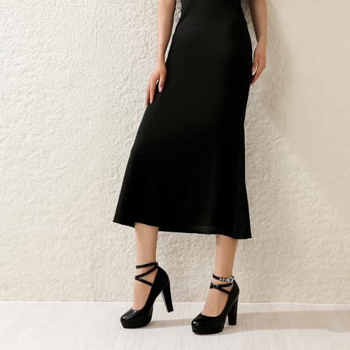 Image of Mostrin Fashion Vintage Womens Small Bowtie Platform Pumps Ladies Sexy High Heeled Shoes