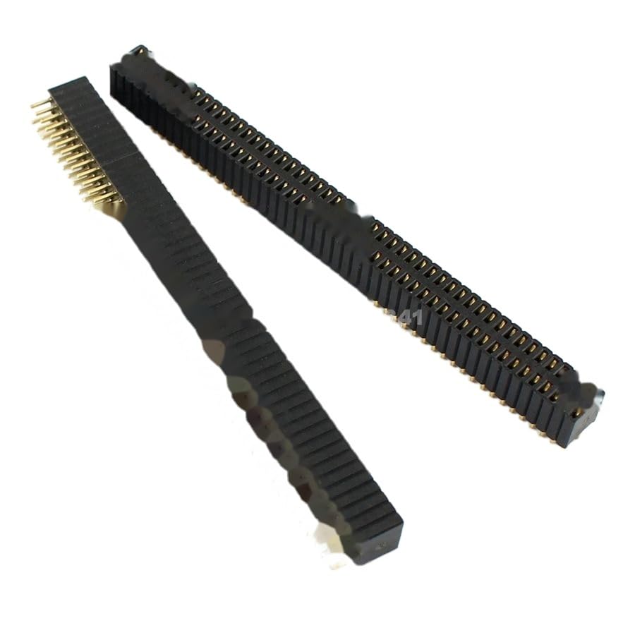 50 sztuk na partię 1,27 mm 2 x 50 pinów dwurzędowy prosty żeński pasek nagłówka