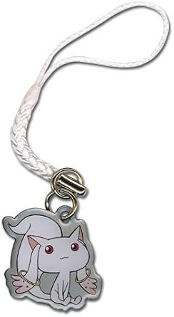 Puella Magi Madoka Magica Kyubey Cell Phone Charm