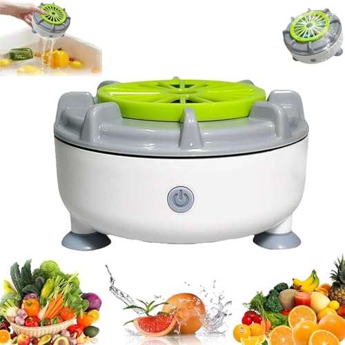 Lavadora de Frutas y Verduras Portátil, Lavadora de Frutas Automática Eficiente Limpiador Ultrasónico Lavadora de Verduras Eléctrica Limpiador de Frutas Recargable para Limpiar Frutas Verduras y Carne Lavadora de Frutas y Verduras Portátil, Lavadora de Frutas Automática Eficiente Limpiador Ultrasónico Lavadora de Verduras Eléctrica Limpiador de Frutas Recargable para Limpiar Frutas Verduras y Carne