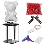 ★ Machen Sie persönlich einen schönen und niedlichen Rosenbären für Ihre Verwandten, Freundinnen, Frauen, Kinder oder guten Freunde, zum Jubiläum, Geburtstag, Hochzeit, Valentinstag, Weihnachten und Lehrer Das beste Geschenk für Feste oder jeden Anlass, der dies garantiert ein einzigartiges und kostbares Geschenk.