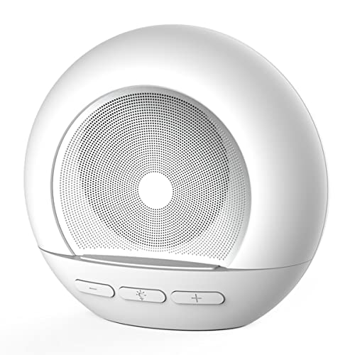 Eighosee Altoparlante Bluetooth Portatile Colonna per Fili Luce Notturna a Colori Lampada da Scrivania Creativa Buon Sonno Radio Fili (Bianca)