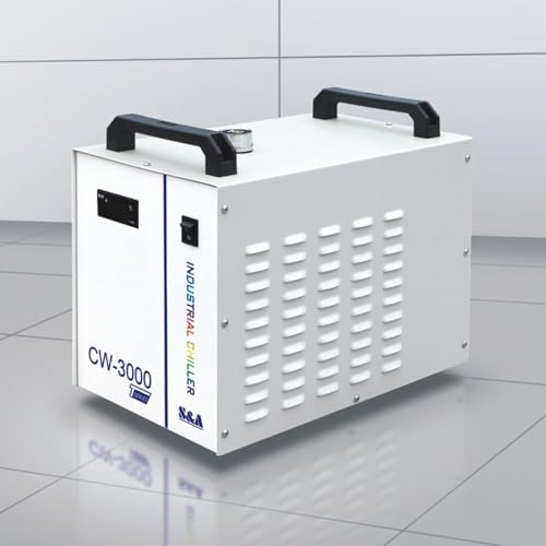 Industrial Water Cooling Chiller for CO2 Laser Tube Engraver Cutting Cutter CW3000 DG 110V