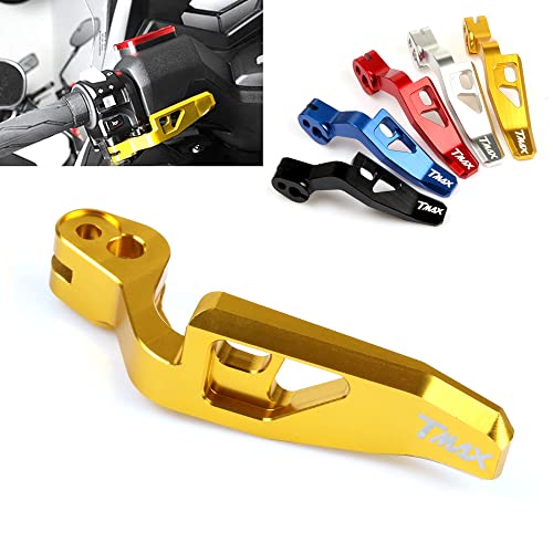 Leva del freno a mano e del freno di stazionamento in lega di alluminio per moto per YAMAHA TMAX 500 TMAX 530 XP500 XP530 TMAX 560 XMAX400 accessori (oro)