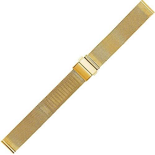 Correa acero inoxidable 16 mm universal para sustituir correas rotas fácilmente