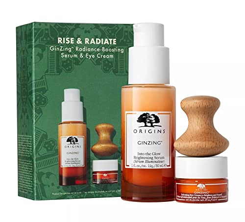 Origins Rise & Radiate Ginzing Radiance-Boosting Serum & Eye Cream Set #TOP1