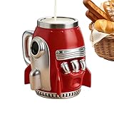 Tazas geniales para mujer, botella de agua aislada, taza de café con forma de cohete, para entusiastas de la tecnología, hombres, novio, abuelo, leche, cerveza, bebida