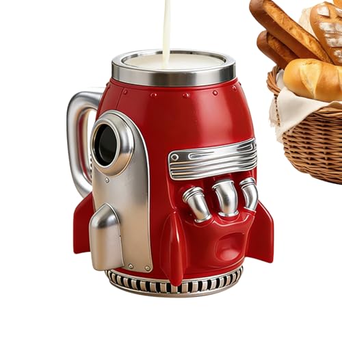 Generisch Taza para hombres – Botella de agua aislada, termo aislado para bebidas, para aficionados a la tecnología, hombres, mujeres, regalo para padre, leche, , cerveza y caliente y frío