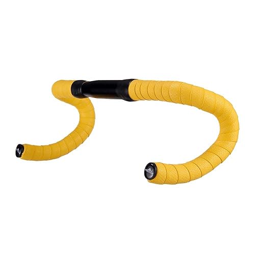 Miniatura 8 de Cinta de manillar de bicicleta, cinta de barra de bicicleta de carretera, piel sintética + EVA, agarre para mango de ciclismo, 2 rollos (blanco)