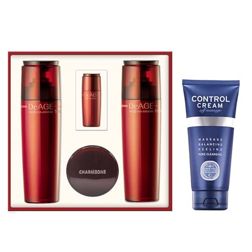 CHARMZONE Control Cream [NEW VERSION] – Korean Skincare Exfoliating Face & Body Massage Cream for Removing Sebum & Dead Skin Cells, Hydrating Self-Massage Moisturizer (150ml / 5.07 fl oz)