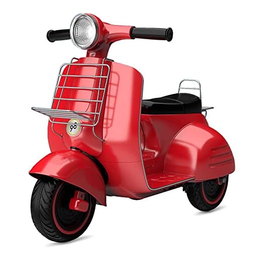 Lambreta (Vermelha) Eletrica 6V