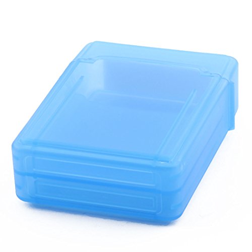 Caja de almacenamiento externa para disco duro 2.5" plástico azul miniatura 1