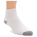 WigWam Diabetic Sport Quarter Socks, White, Xl