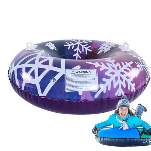 Trineos para nieve,Tubos de nieve para trineos - Juguetes de nieve para exteriores con tubo de nieve resistente de 80 cm - Juguetes de invierno resistentes al desgaste, trineo de nieve para niños y ad