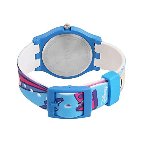 Image of Disney Princess Wrist Watch Princess Kind Blue Cute Round Analogue Wrist Watch Multicolor Kids Birthday Gift for Girl Age 6 to 12 Years