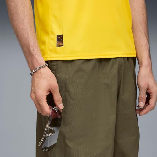 Puma Maillot Domicile du Borussia Dortmund réplique en Jersey pour Homme, Jaune Plus Rapide/Puma B, XXL