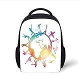 A perfect school backpack for kids, girls, boys, teenagers, juniors and adults. Please allow little color difference due to different camera or light environment.